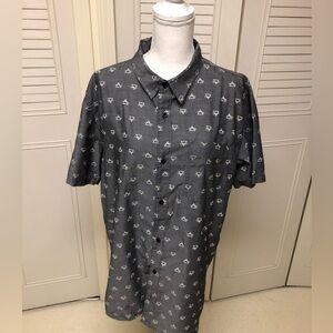 Men’s extra large Pink Floyd, dark side of the moon button up shirt